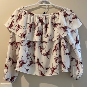 Wilfred Morel Off the Shoulder Blouse